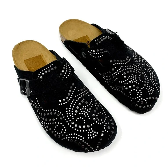 NEW Birkenstock Boston Clogs + Hammered Silver